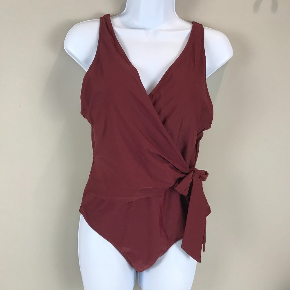 CUPSHE One piece Faux wrap Swimsuit Size M